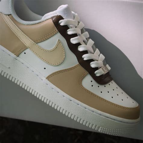 nike coffee|coffee dyed air force 1.